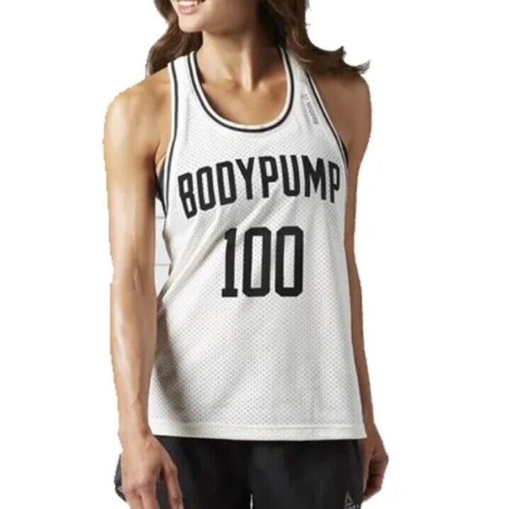 Reebok Les Mills Racerback Tank Jersey- 100 BODYPUMP size large